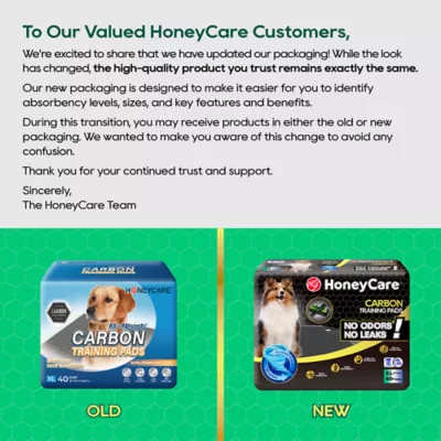 Honey Care Super Absorbant Dog Training Pads W/ Carbon Technology For Odor Elimination, XL - 40 Ct - Image 2