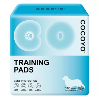 Cocoyo Best Value Training Pads, Leak Proof, Quick Drying & Puppy Attractant- 100 Ct - Image 1