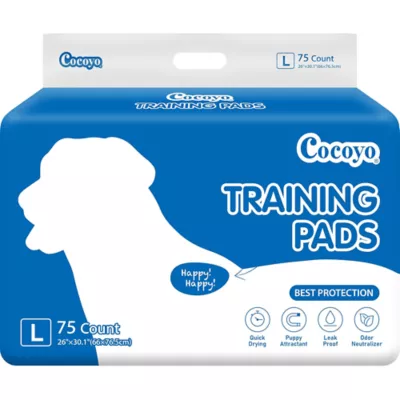 Cocoyo Best Value Training Pads, Leak Proof, Quick Drying & Puppy Attractant, X-Large- 75 Ct - Image 1