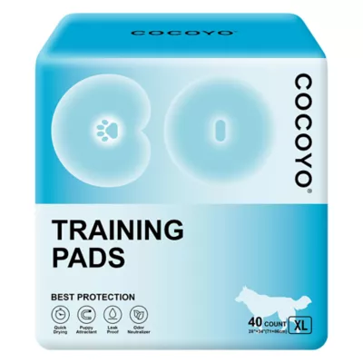 Cocoyo Best Value Training Pads, Leak Proof, Quick Drying & Puppy Attractant-  40 Ct - Image 1