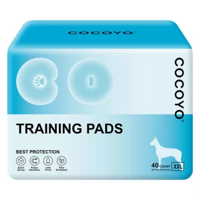 Cocoyo Best Value Training Pads, Leak Proof, Quick Drying & Puppy Attractant-  40 Ct - Image 1