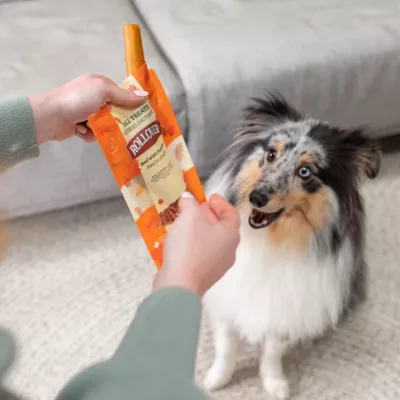 Rollover Beef with Pumpkin Stuffed Pork Rolls Dog Treats - Image 3