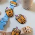 Jiby Boba Tea Dog Tag Charm image thumbnail 2