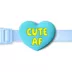 Jiby Cute Af Blue Dog Tag Charm image thumbnail 1