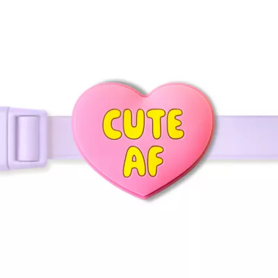 Jiby Cute Af Pink Dog Tag Charm - Image 1