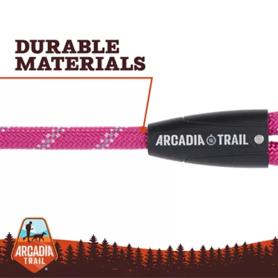 Arcadia Trail® Reflective Multi-Use Rope Leash Berry 15 Foot Extended Length - Image 4