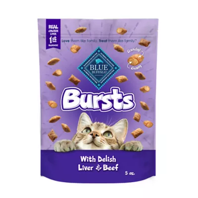 Blue Buffalo™ Bursts Crunchy Cat Treats - Liver & Beef, Natural - Image 1