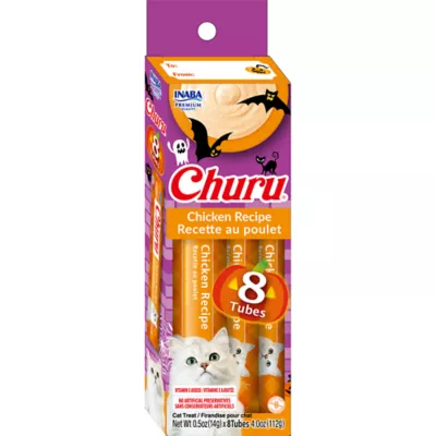 Inaba Churu Halloween 8 Pack Cat Treats - Image 1