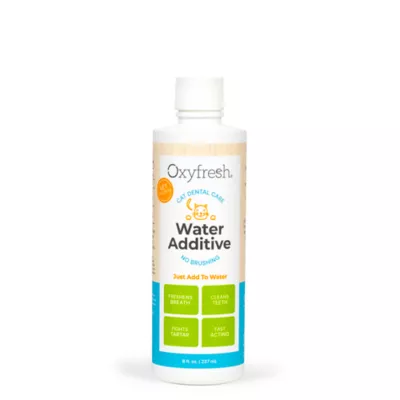 Oxyfresh Cat Dental Water Additive, Prevent Feline Gingivitis, 8 fl oz bottle - Image 1