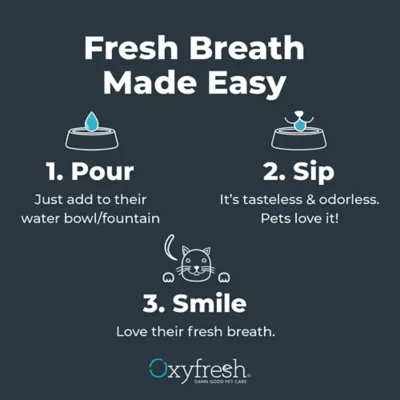 Oxyfresh Cat Dental Water Additive, Prevent Feline Gingivitis, 8 fl oz bottle - Image 5