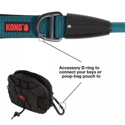 KONG® Neoprene Handle Rope Dog Leash, 4 ft, Multiple Colors - Image 4