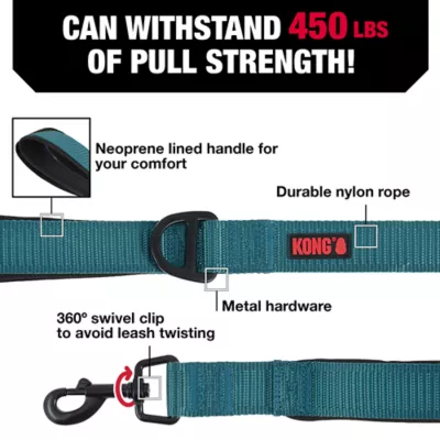 KONG® Comfort Traffic Dog Leash, 6-ft long, Color and Size Vary - Image 3