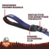 Arcadia Trail® Lightweight Dog Leash Reflective Elements for Nighttime Visibility image thumbnail 3