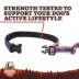 Arcadia Trail® Lightweight Dog Leash Reflective Elements for Nighttime Visibility image thumbnail 4
