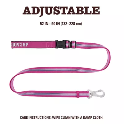Arcadia Trail® Lightweight Stripe Dog Leash Reflective Elements for Nighttime Visibility - Image 2