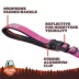 Arcadia Trail® Lightweight Stripe Dog Leash Reflective Elements for Nighttime Visibility image thumbnail 3