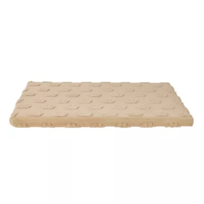 Top Paw® Plush Tan Crate Mat For Optimal Dog Comfort, Machine Washable - Image 1