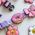 Jiby Donut Care Pink Dog Tag Charm image thumbnail 2