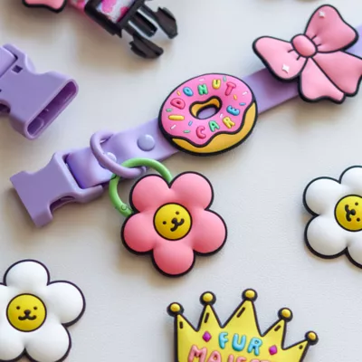 Jiby Donut Care Pink Dog Tag Charm - Image 3