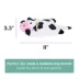 HugSmart® Cow Flat Squeaky Plush Dog Toy image thumbnail 2