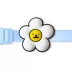 Jiby White Daisy Dog Tag Charm image thumbnail 1