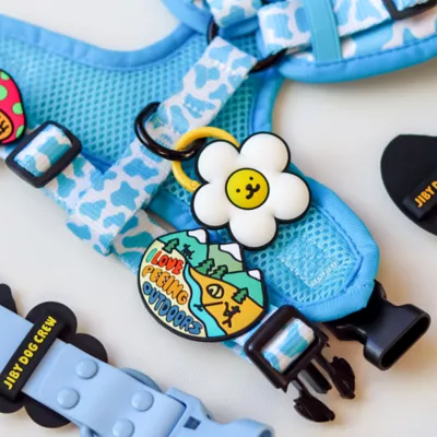 Jiby White Daisy Dog Tag Charm - Image 3