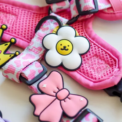 Jiby White Daisy Dog Tag Charm - Image 6