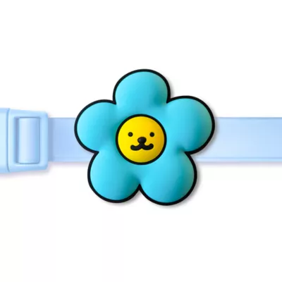 Jiby Blue Daisy Dog Tag Charm - Image 1