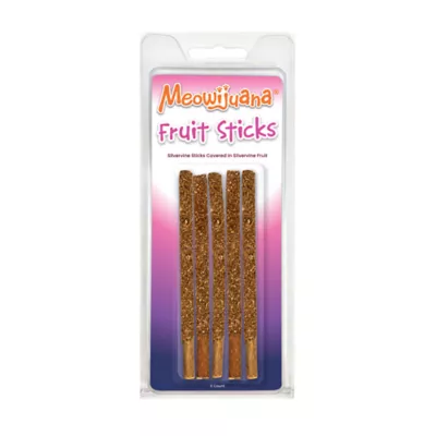 Meowijuana® Silvervine Fruit Sticks Cat Chew Toy - Image 1