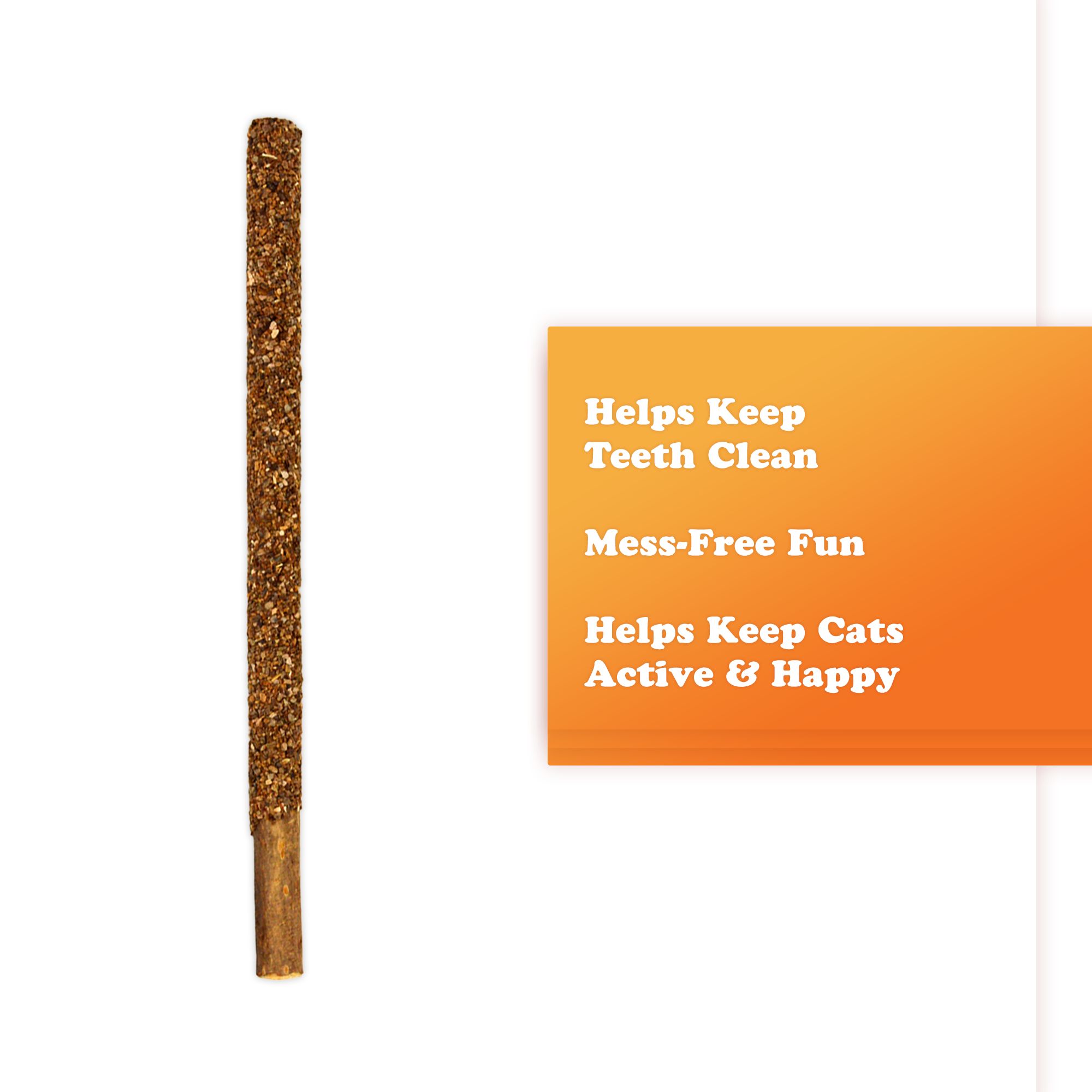 Meowijuana® Silvervine Fruit Sticks Cat Chew Toy - thumbnail 4
