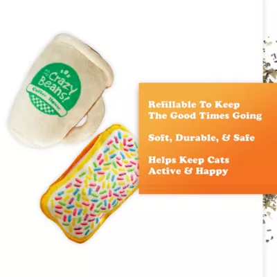 Meowijuana® Rise and Shine Coffee and Donut Refillable Catnip Toy - 2 Pack - Image 5