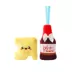 HugSmart® Catnip Wine Cheese Plush Cat Toys, 2 Pack image thumbnail 1