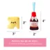 HugSmart® Catnip Wine Cheese Plush Cat Toys, 2 Pack image thumbnail 2