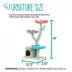 Whisker City® Cactus Flower Tower Cat Scratch image thumbnail 2