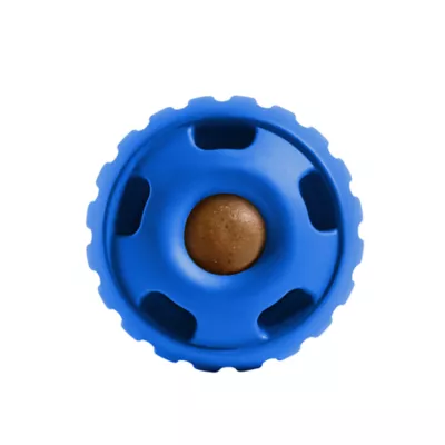 WOOF Pupsicle Dog Treat Dispensing Toy, Long-Lasting Fillable Dog Toy for Small Dogs, Navy Blue - Image 1