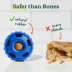 WOOF Pupsicle Dog Treat Dispensing Toy, Long-Lasting Fillable Dog Toy for Small Dogs, Navy Blue image thumbnail 5