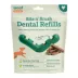 WOOF Bite n' Brush Dog Dental Care Treat Refills, Beef Flavor, Chicken-Free, 8 oz image thumbnail 1