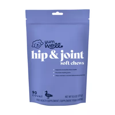 YumWell Hip & Joint Dog Soft Chews, Support Hip and Joint Mobility, Duck Flavor, 90 ct - Image 1
