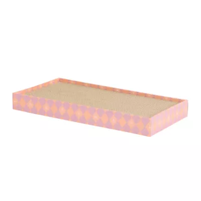 Whisker City® Plaid Star Cat Scratch Corrugate - Image 1