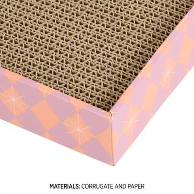 Whisker City® Plaid Star Cat Scratch Corrugate - Image 5