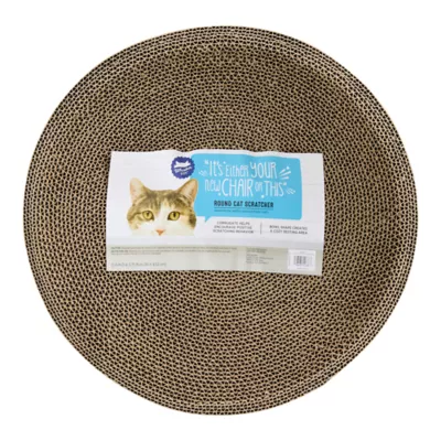 Whisker City® Plaid Star Cat Scratcher, Bowl Shape For Nesting, 13.4 IN D X 3.75 IN H - Image 6