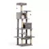 Whisker City® 74-inch Tall Plush Playground Cat Scratch Tower image thumbnail 1