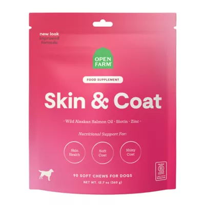 Open Farm Dog Supplement Chews, Skin & Coat 90ct - Image 1