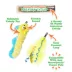 Meowijuana Get Flyin Eel Exp 2 Pack Refillable Catnip Toy with Wand Promotes Play and Cat Health image thumbnail 3