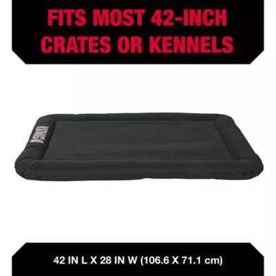 Kong® Durable Crate Mat Engineered For Strength & Durability, Water-Repellent Shell, Black - Image 3