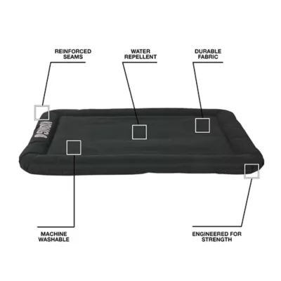 Kong® Durable Crate Mat Engineered For Strength & Durability, Water-Repellent Shell, Black - Image 4