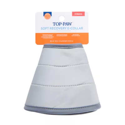 Top Paw Soft Recovery Adjustable E-Collar for Dogs, Grey, Available in XS, S, M & L/XL - Image 1