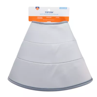 Top Paw Soft Recovery Adjustable E-Collar for Dogs, Grey, Available in XS, S, M & L/XL - Image 1