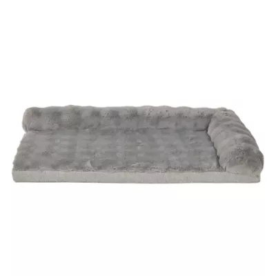 Top Paw® Plush Gray Crate Mat For Optimal Dog Comfort, Machine Washable - Image 1