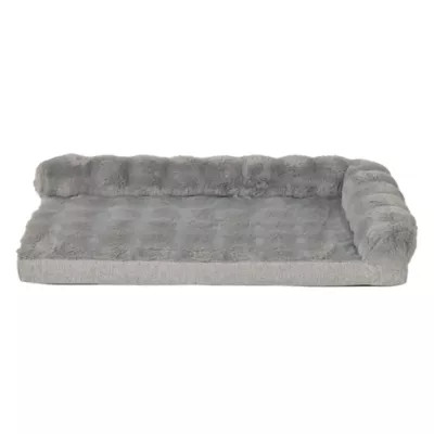 Top Paw® Plush Gray Crate Mat For Optimal Dog Comfort, Machine Washable - Image 1